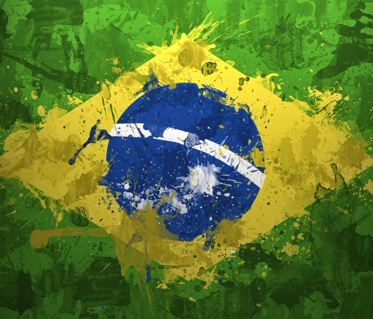 Brazil Flag screenshot #1 1200x1024