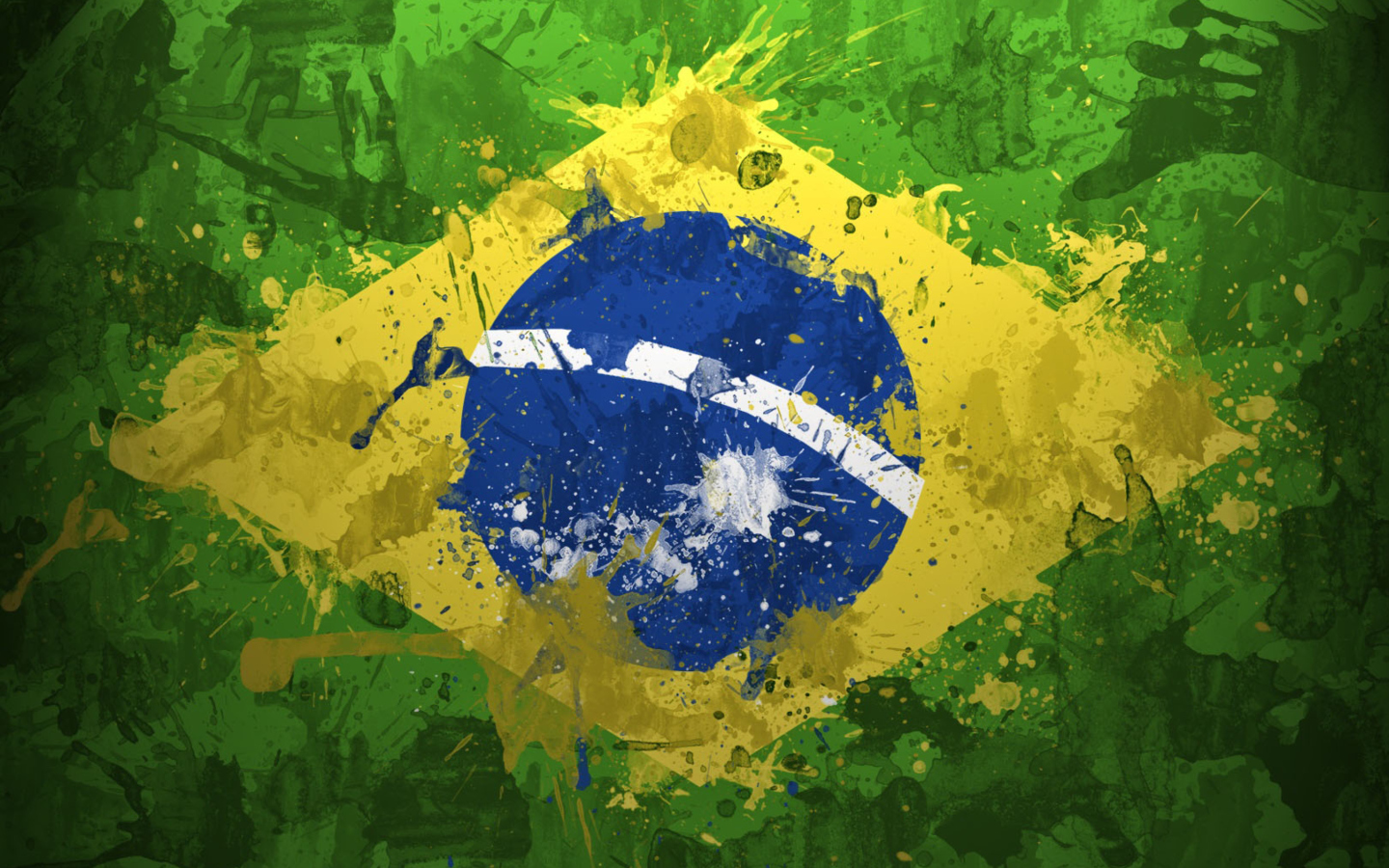 Screenshot №1 pro téma Brazil Flag 1440x900