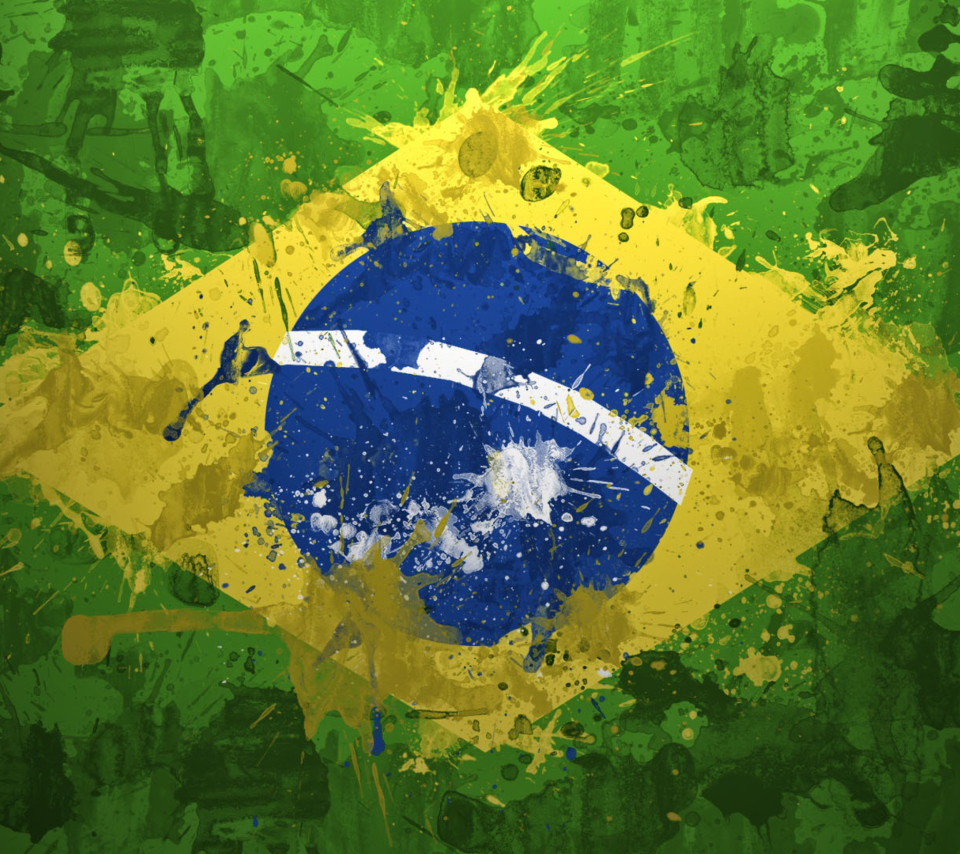 Fondo de pantalla Brazil Flag 960x854
