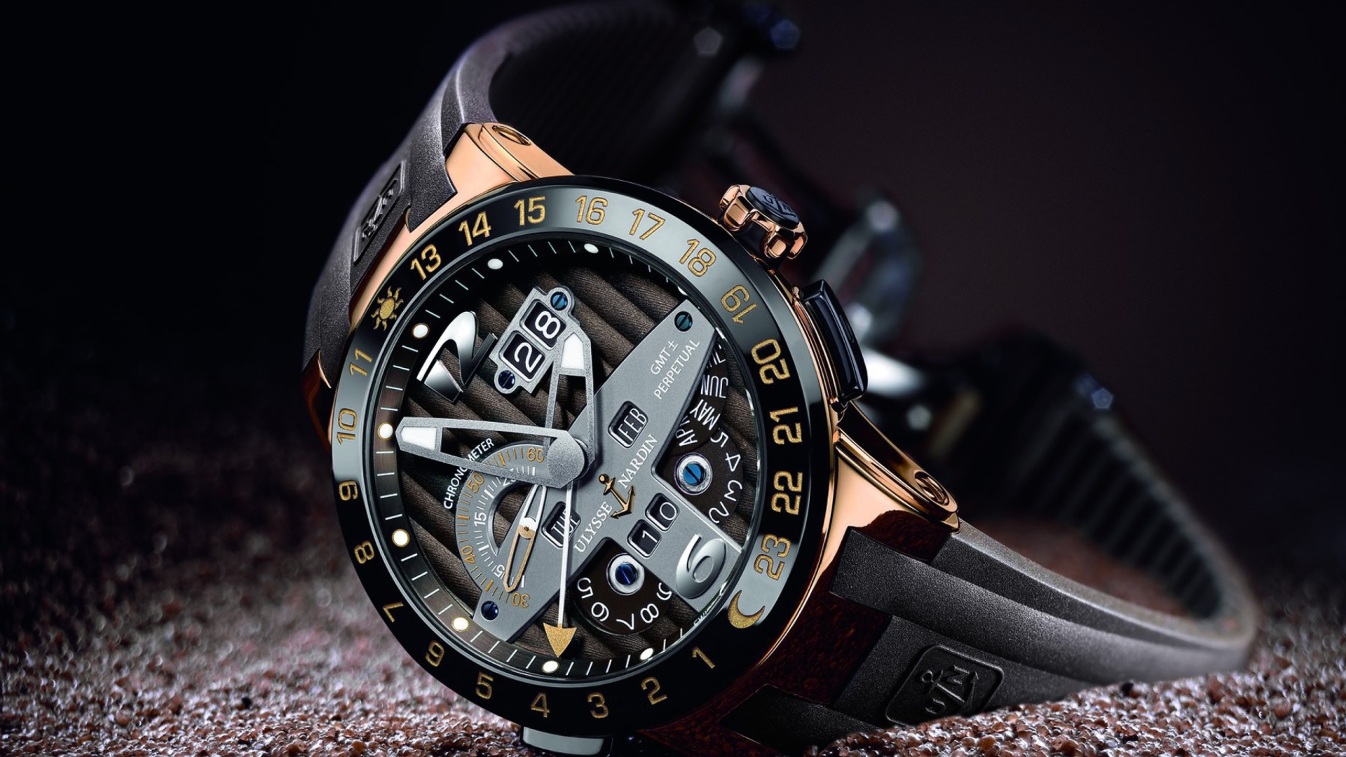 Das Ulysse Nardin Swiss Watch Wallpaper 1920x1080