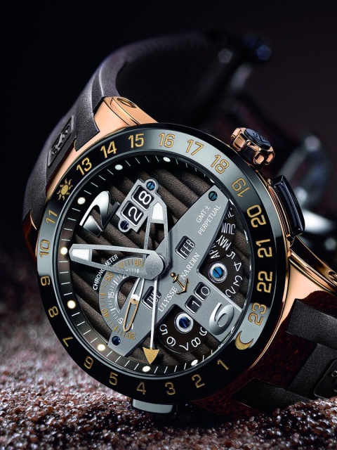 Обои Ulysse Nardin Swiss Watch 480x640