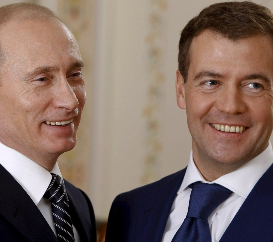 Vladimir Putin Russian President and Dmitry Medvedev screenshot #1 1080x960