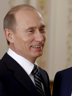 Screenshot №1 pro téma Vladimir Putin Russian President and Dmitry Medvedev 240x320