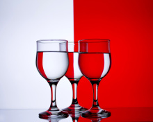 Red White Stemwares wallpaper 220x176