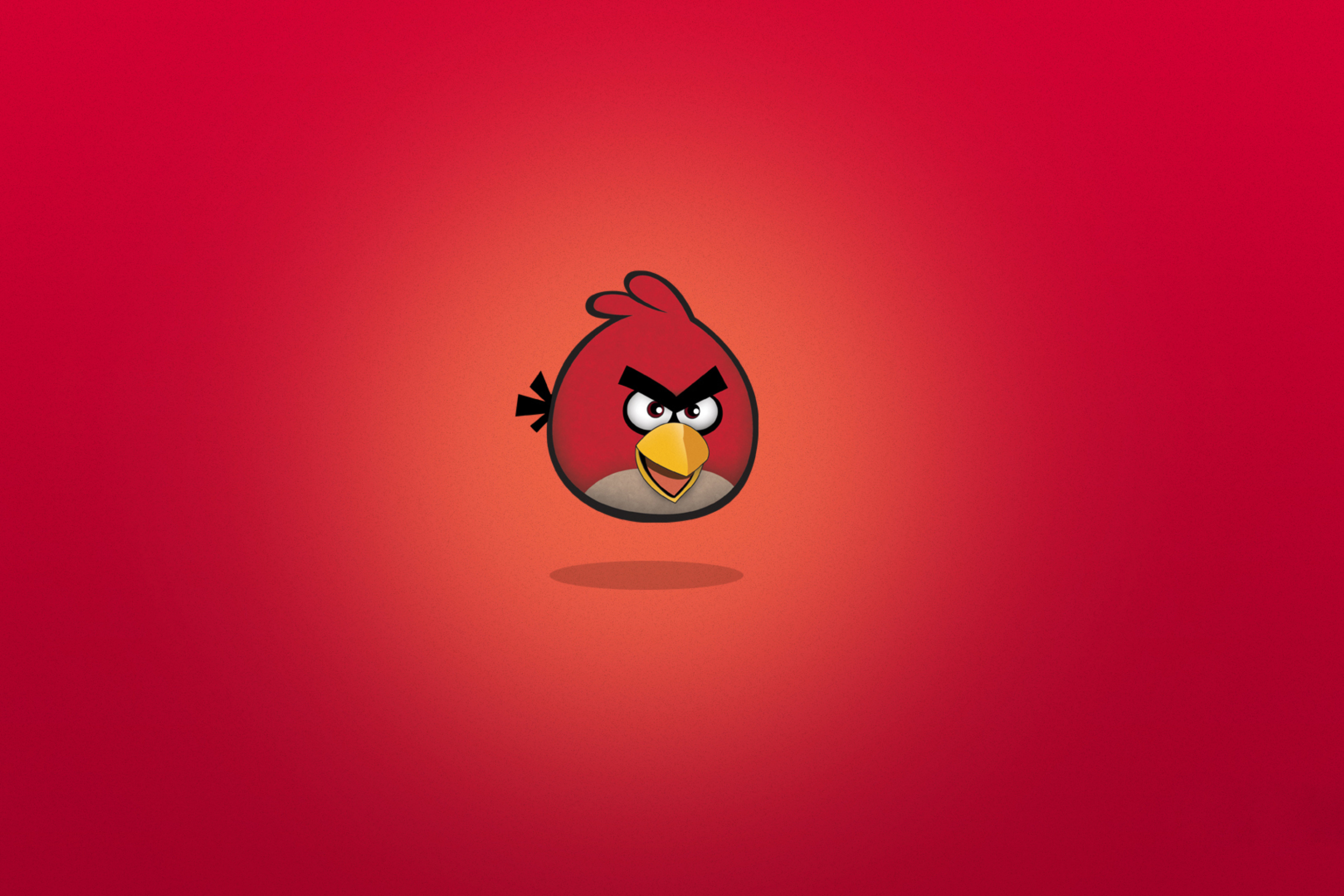 Обои Angry Birds Red 2880x1920