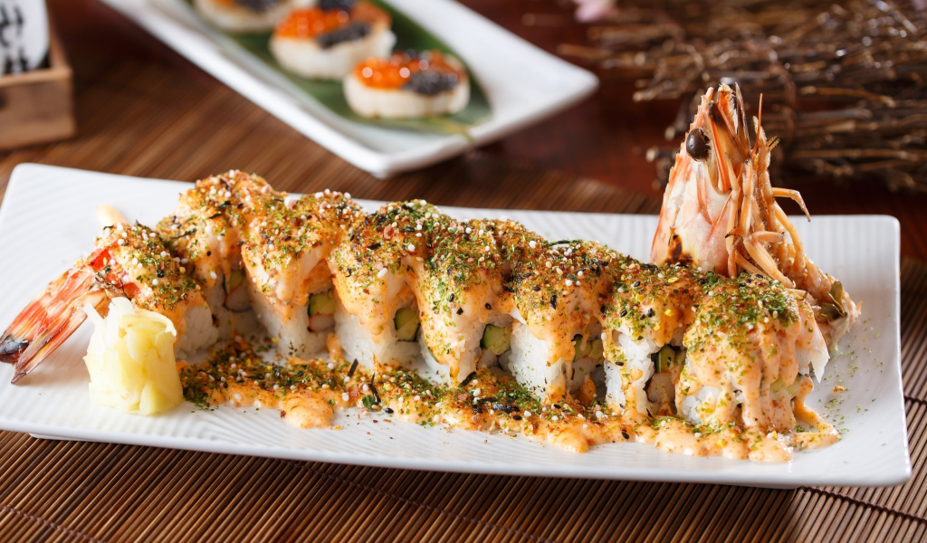 Sushi with shrimp screenshot #1 1024x600