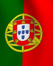 Das Portugal Flag Wallpaper 176x220
