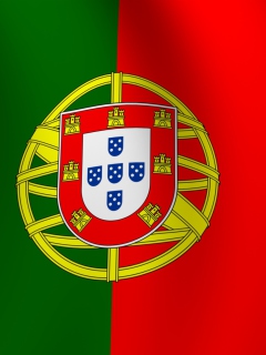 Das Portugal Flag Wallpaper 240x320