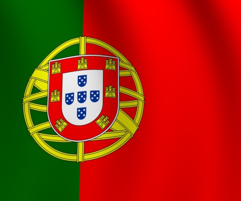 Das Portugal Flag Wallpaper 480x400