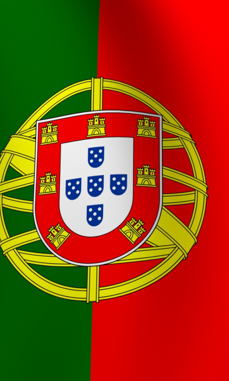 Das Portugal Flag Wallpaper 768x1280