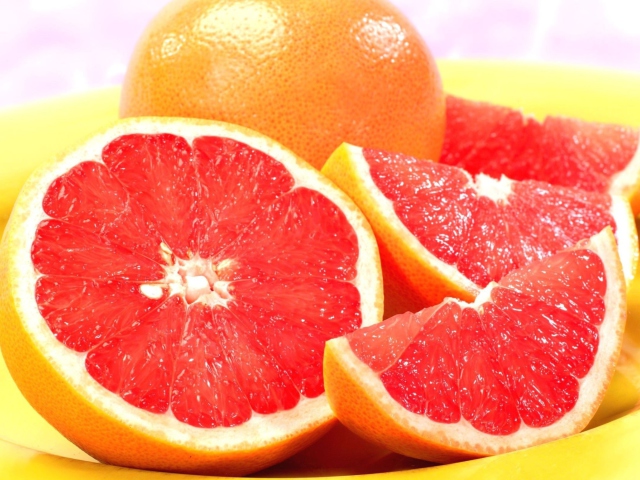 Red Grapefruit wallpaper 640x480