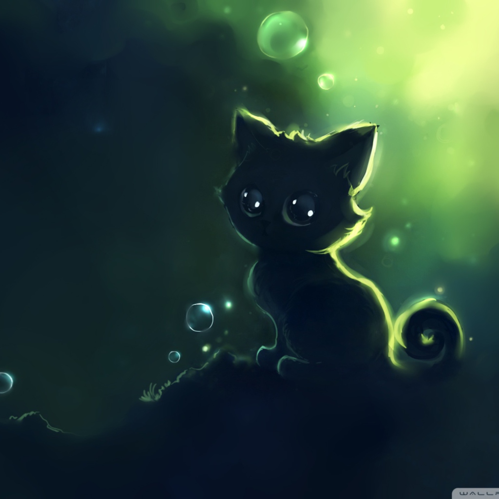 Lonely Black Kitty Painting screenshot #1 1024x1024