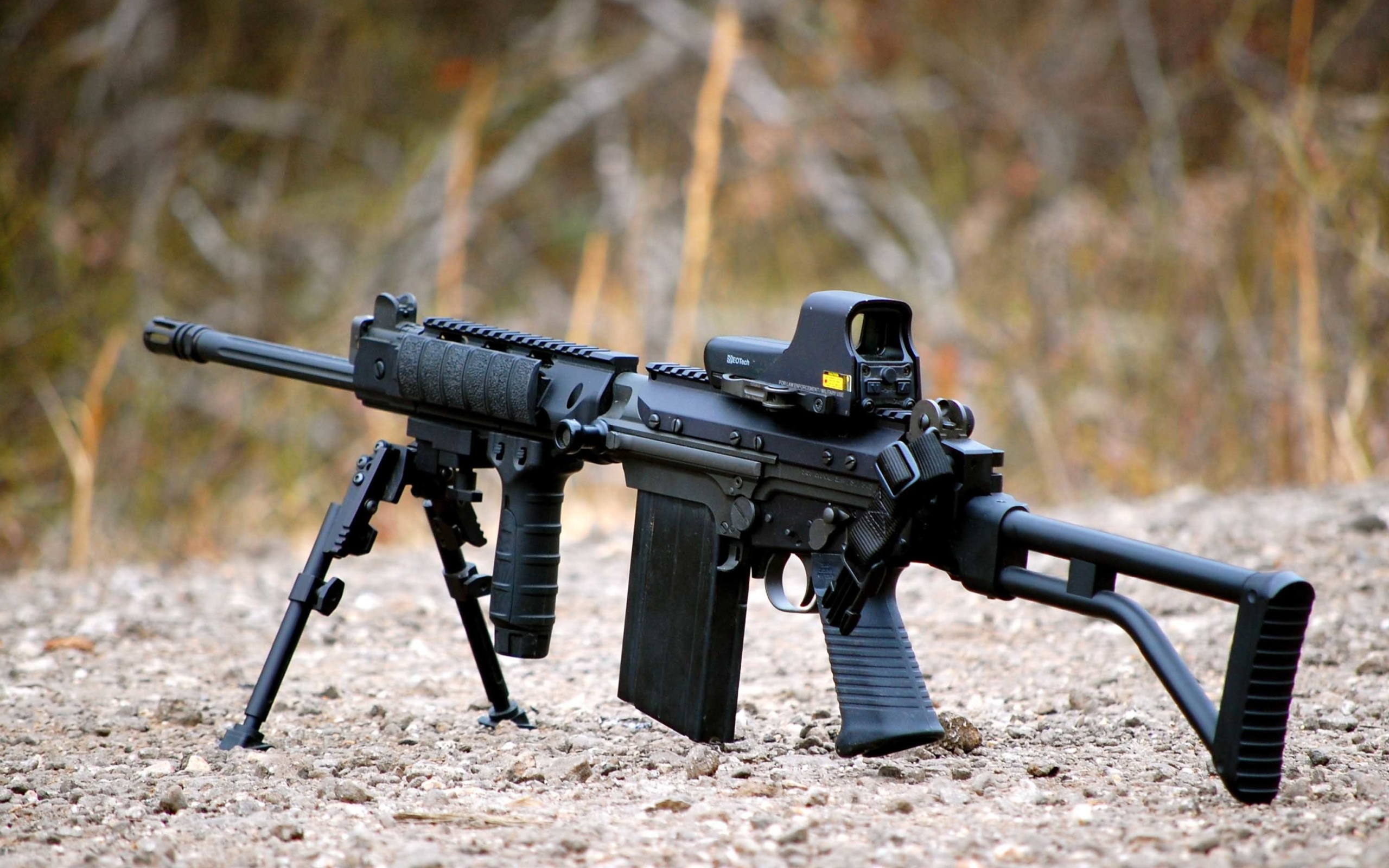 Обои FN FAL Semi Automatic Rifle 2560x1600