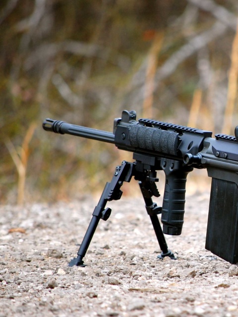 Fondo de pantalla FN FAL Semi Automatic Rifle 480x640