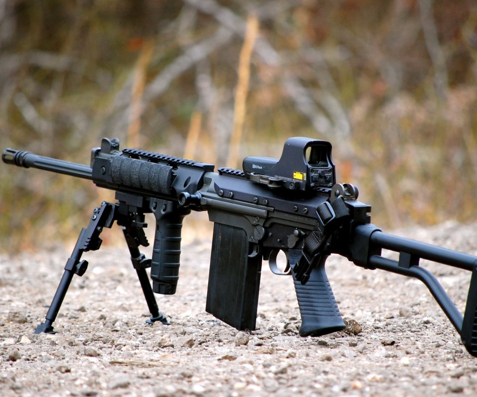 Обои FN FAL Semi Automatic Rifle 960x800