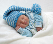 Fondo de pantalla Happy Baby Sleeping 176x144