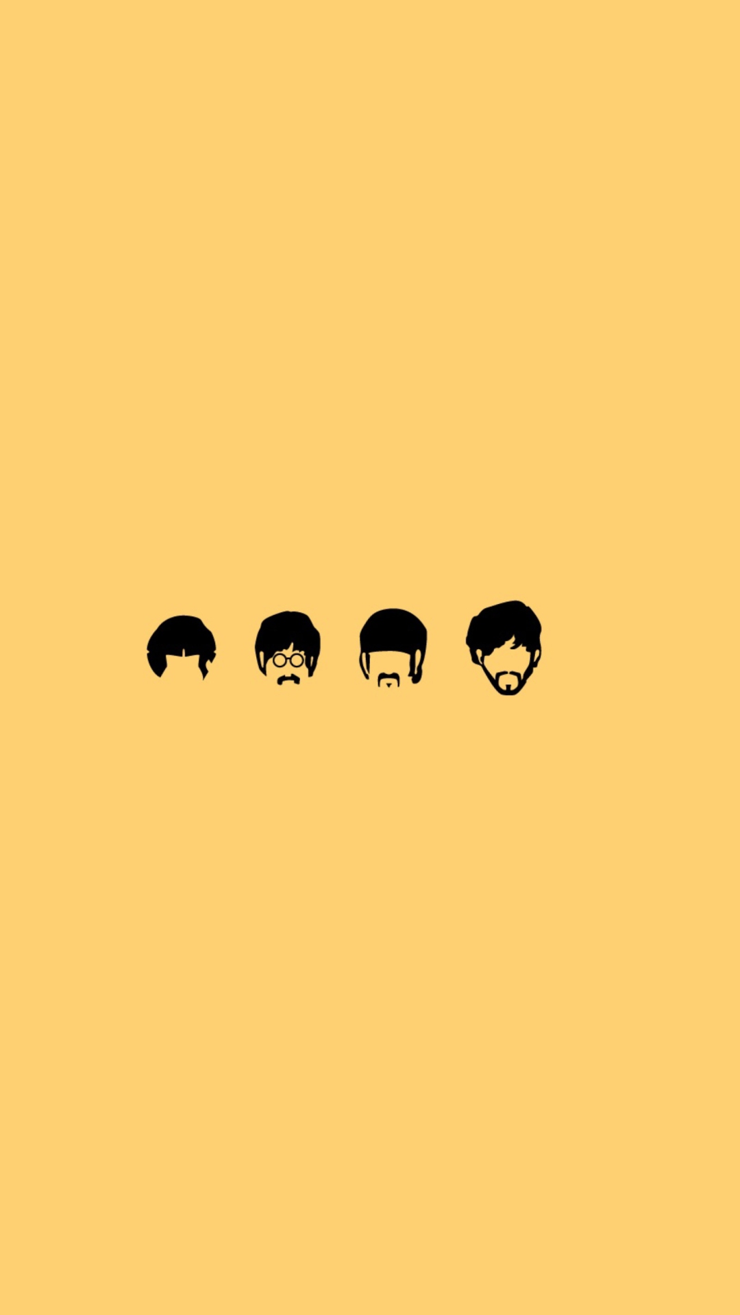 The Beatles Illustration wallpaper 1080x1920