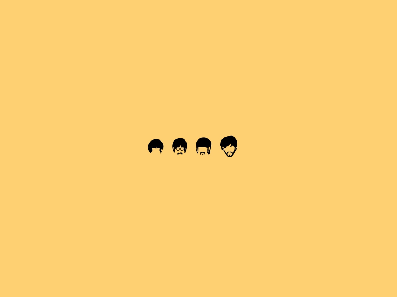 The Beatles Illustration wallpaper 1280x960