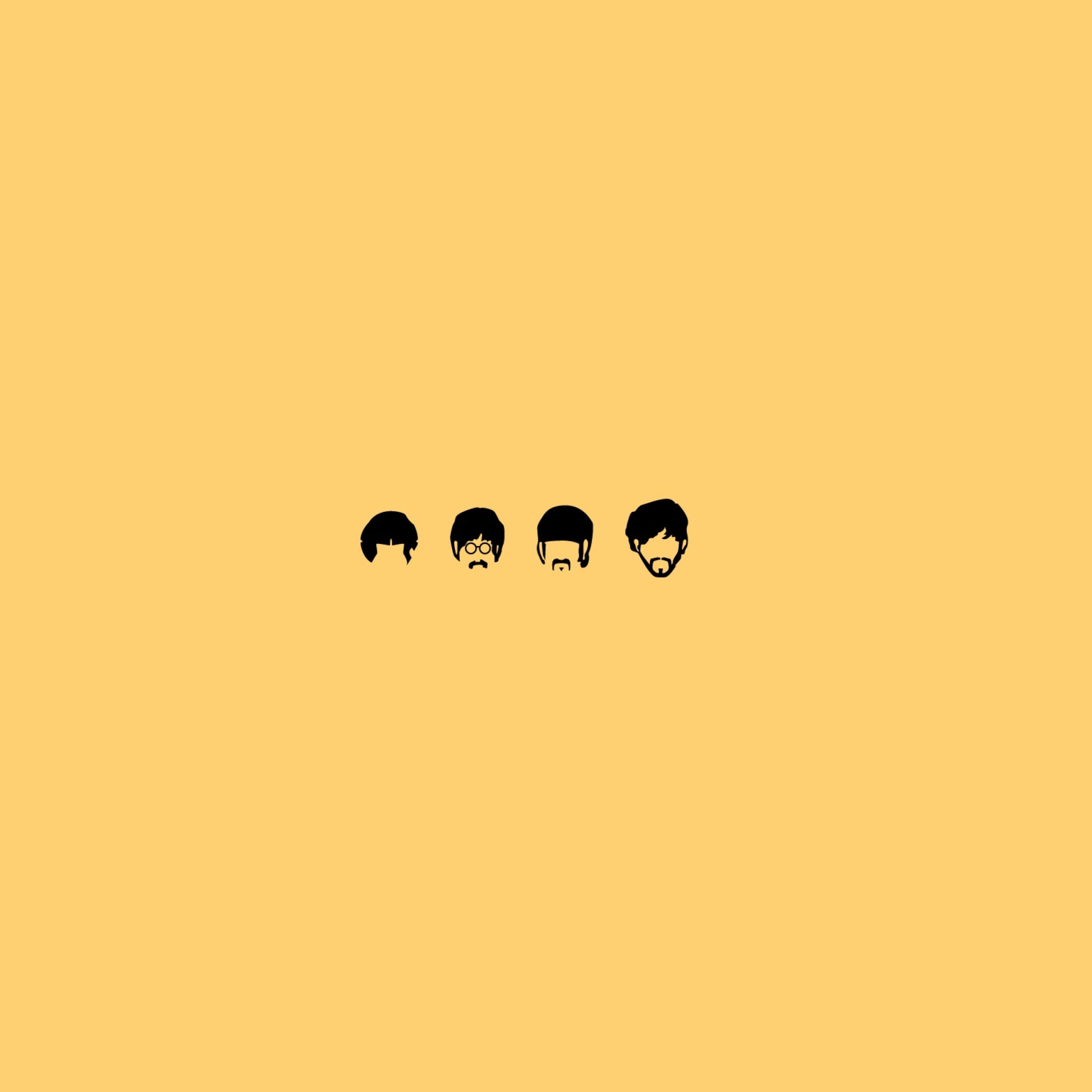 Fondo de pantalla The Beatles Illustration 2048x2048