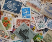 Das Postage stamp Wallpaper 176x144
