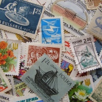 Postage stamp wallpaper 208x208