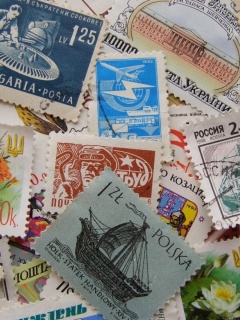 Обои Postage stamp 240x320