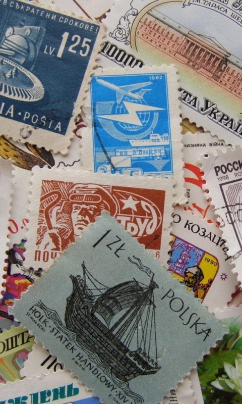 Обои Postage stamp 480x800