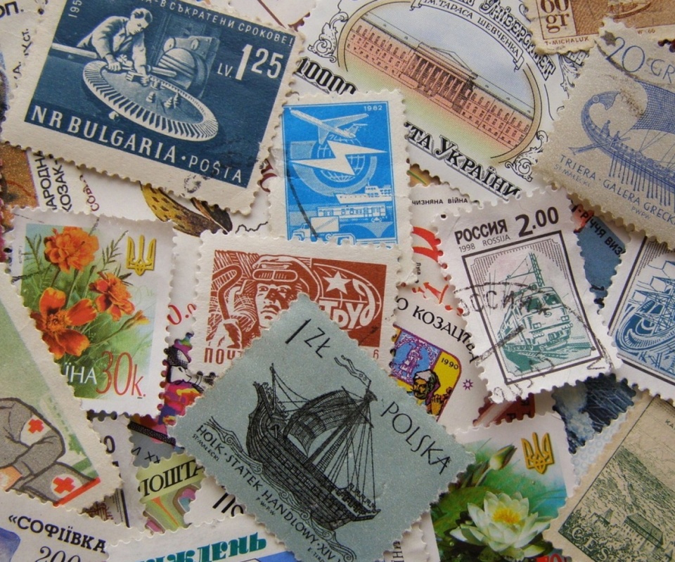 Das Postage stamp Wallpaper 960x800