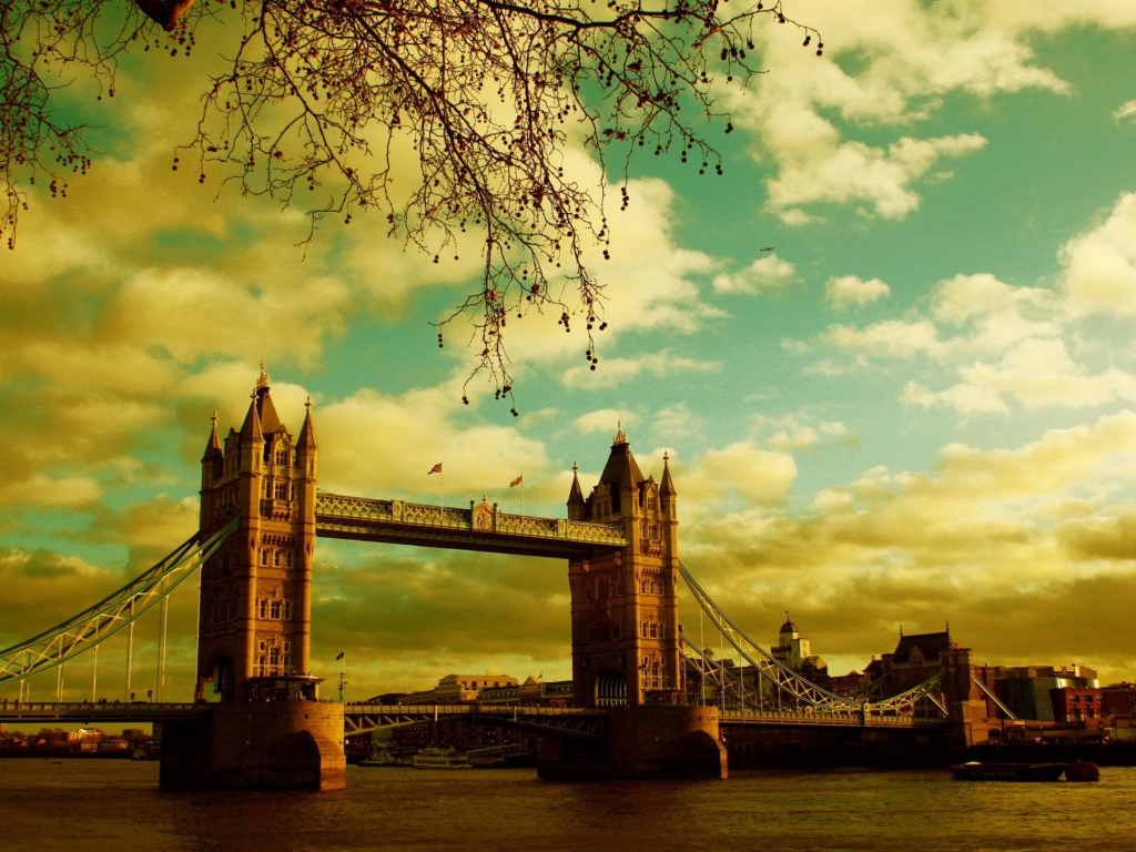Fondo de pantalla London Bridge 1024x768