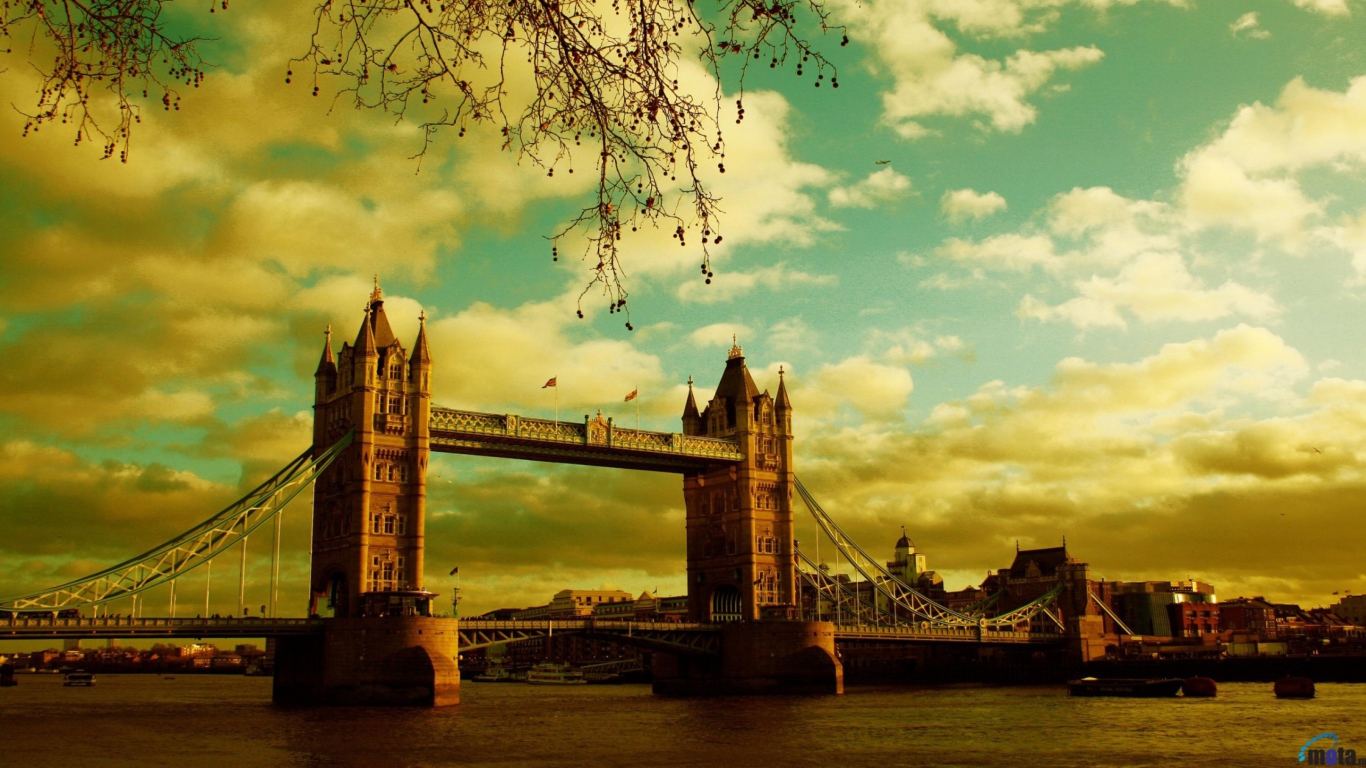 Das London Bridge Wallpaper 1366x768