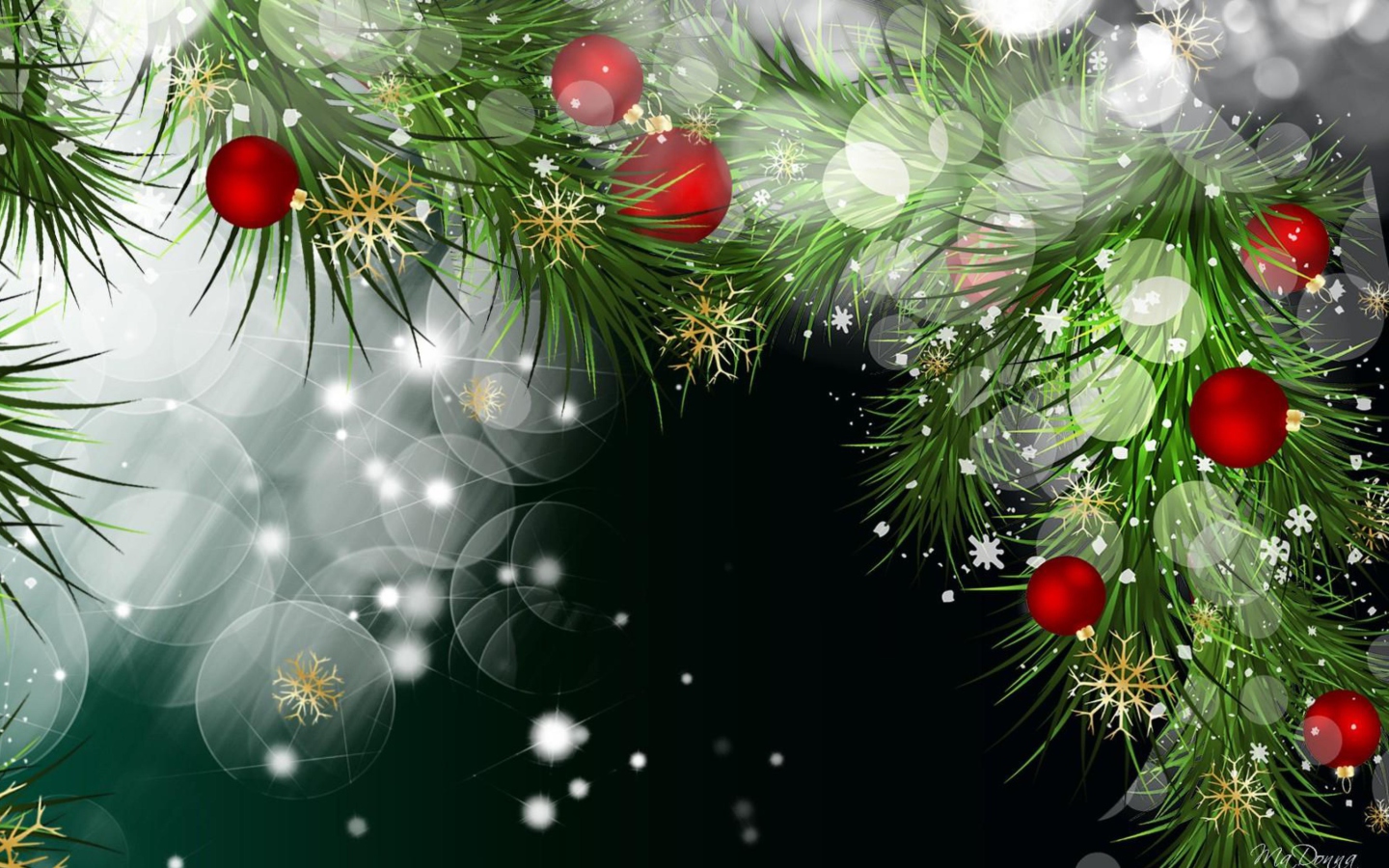 Das Bright Christmas Wallpaper 1440x900