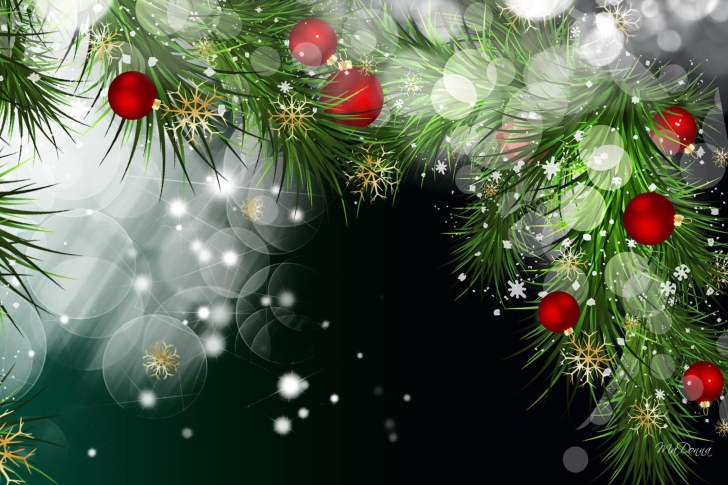 Bright Christmas wallpaper