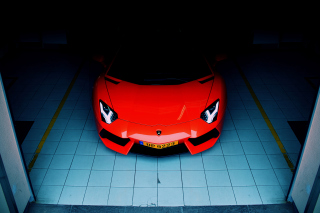Red Lamborghini Aventador Wallpaper for Android, iPhone and iPad