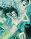 Das Fantasy Mermaids Wallpaper 128x160