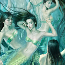 Das Fantasy Mermaids Wallpaper 208x208