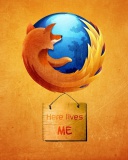 Das Firefox Internet Shield Wallpaper 128x160