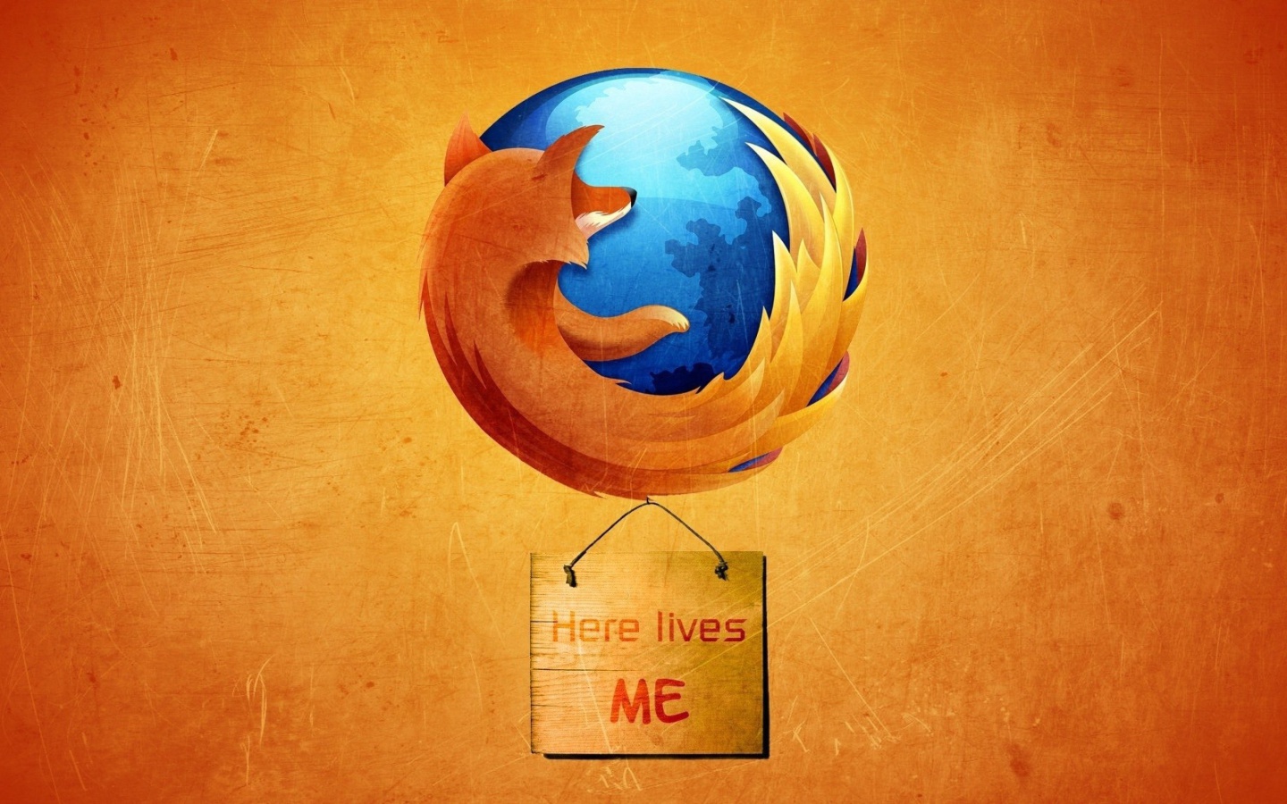 Das Firefox Internet Shield Wallpaper 1440x900