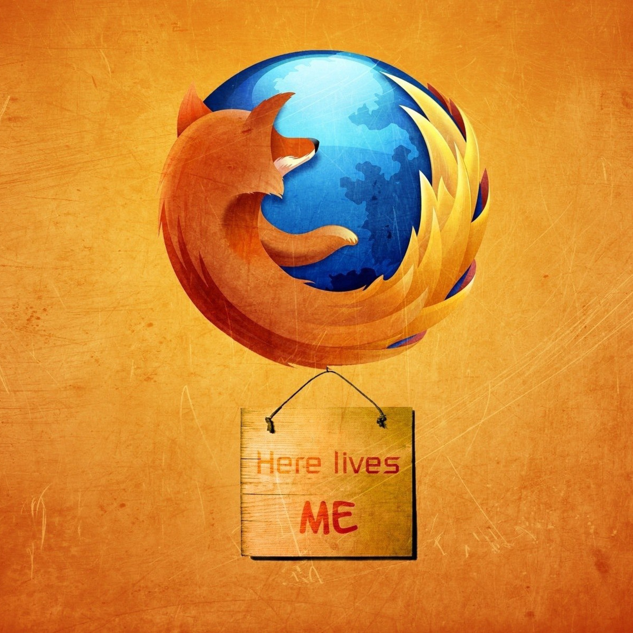 Das Firefox Internet Shield Wallpaper 2048x2048