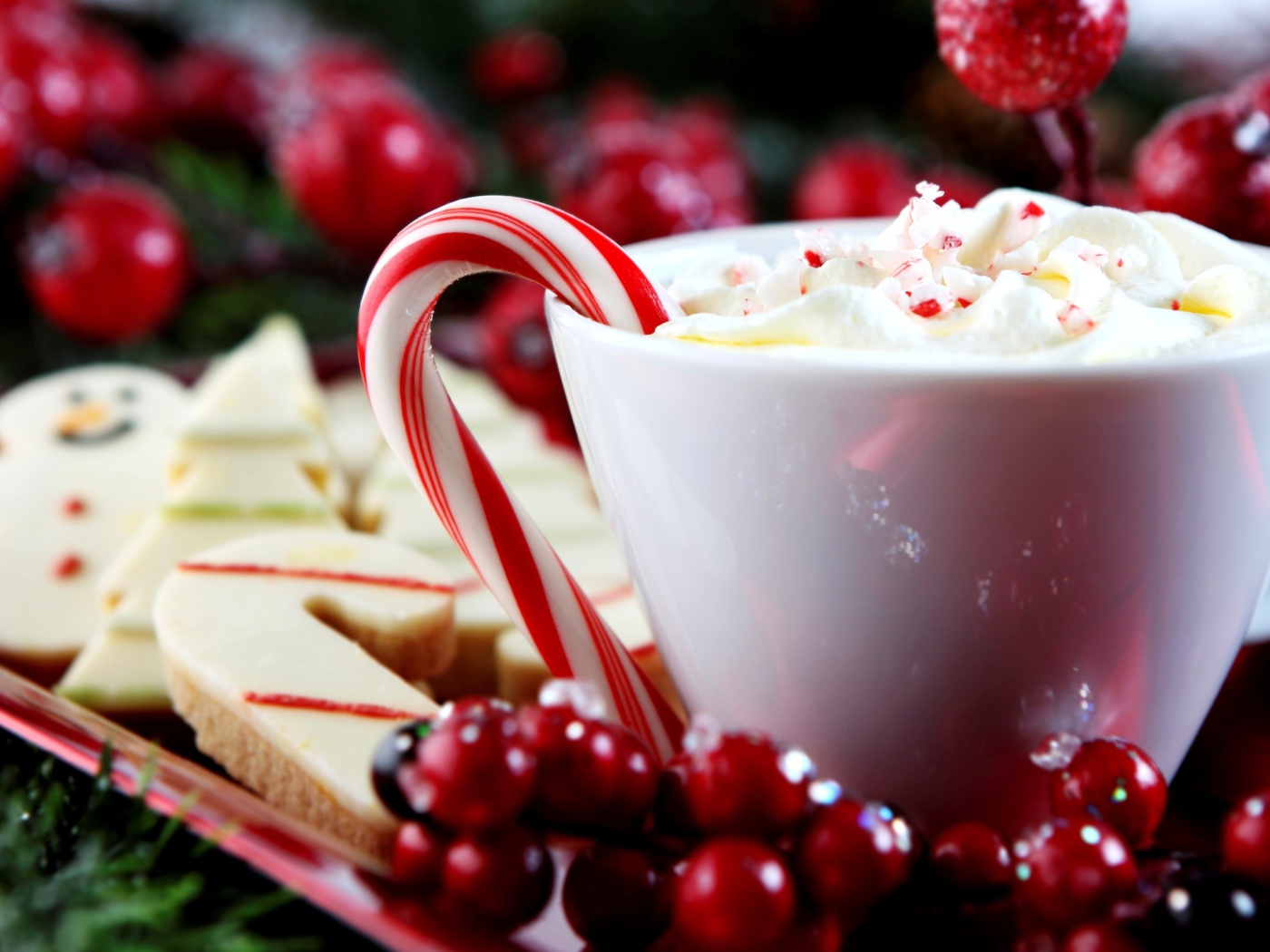 Обои Sweet Drink for Cold Weather 1400x1050