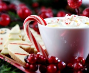 Sweet Drink for Cold Weather wallpaper 176x144
