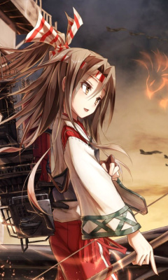 Обои Zuihou Anime from Kantai 240x400