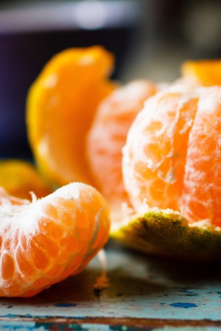 Fondo de pantalla Juicy Mandarins 320x480