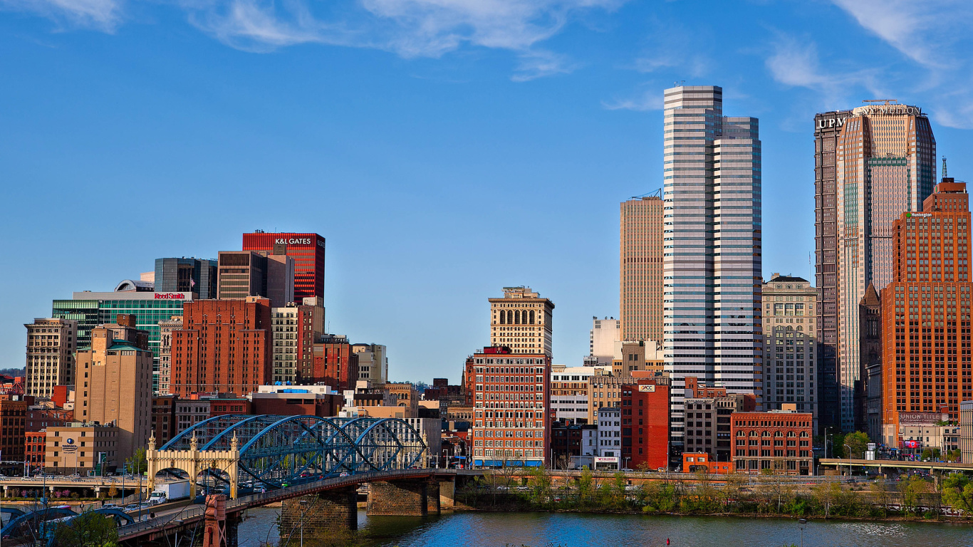 Washington Pittsburgh USA wallpaper 1366x768