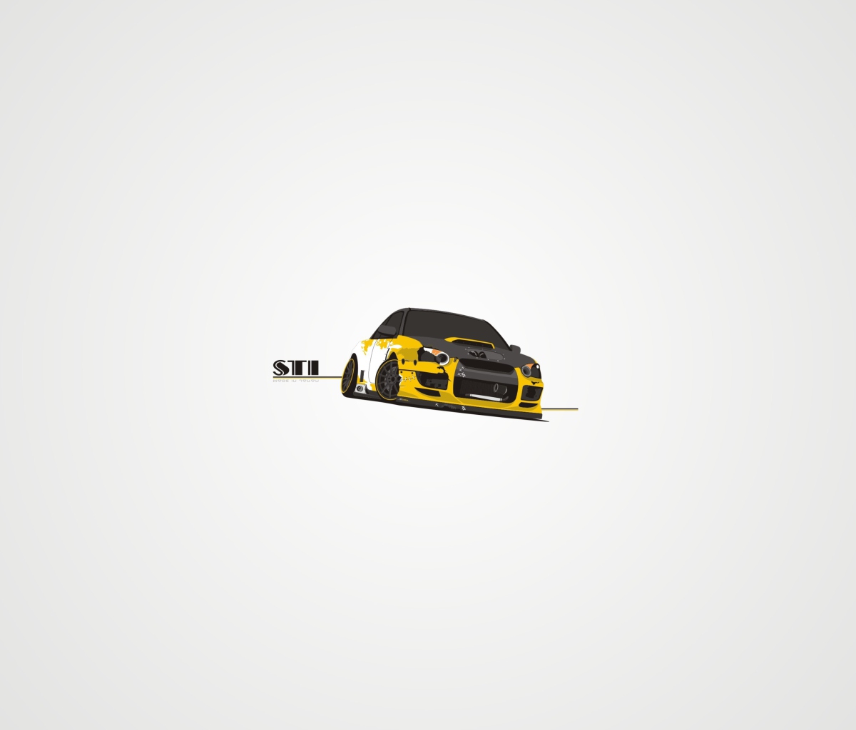 Das Subaru STI Wallpaper 1200x1024