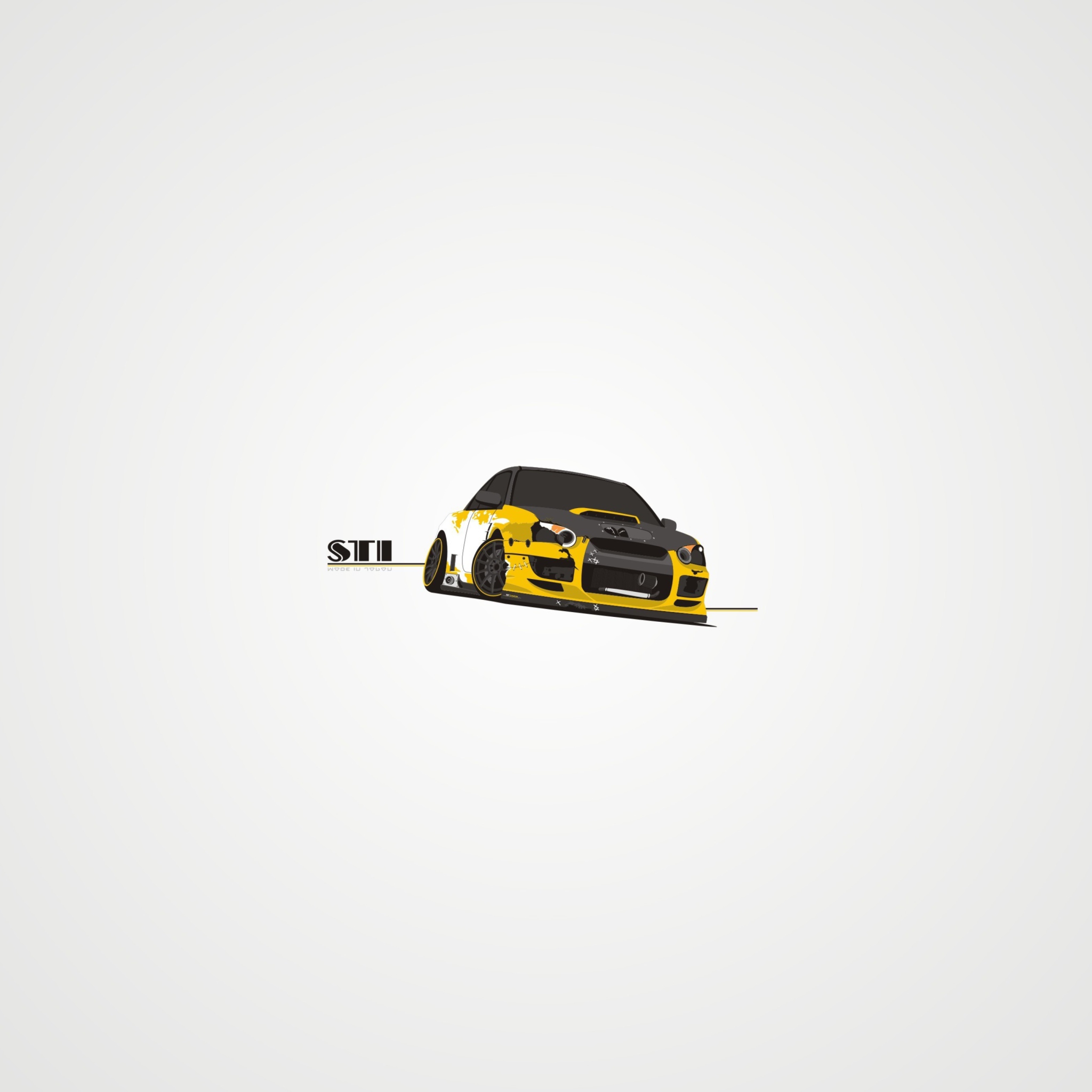 Das Subaru STI Wallpaper 2048x2048