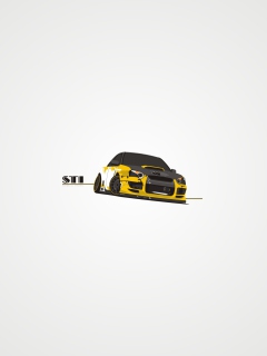 Das Subaru STI Wallpaper 240x320