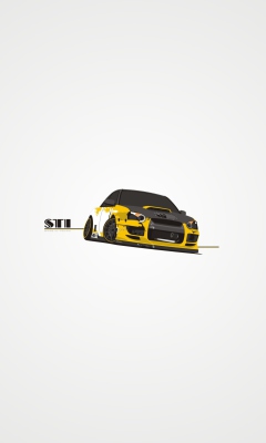 Das Subaru STI Wallpaper 240x400