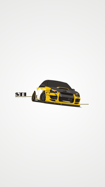 Fondo de pantalla Subaru STI 360x640