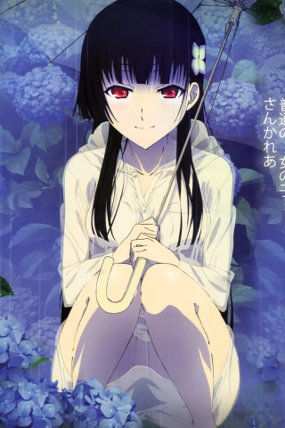 Das Anime Girl Wallpaper 320x480