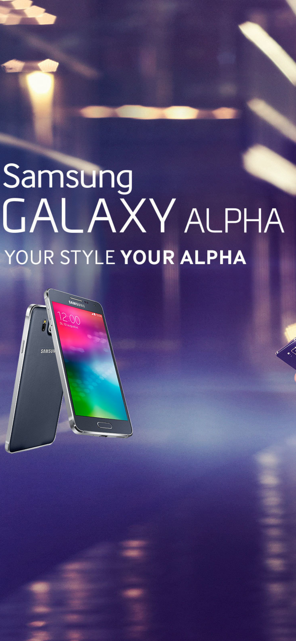 Fondo de pantalla Samsung Galaxy Alpha Advertisement with Doutzen Kroes 1170x2532